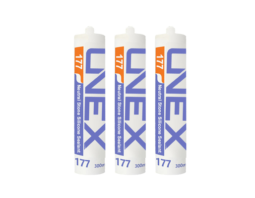 Sigillante concreto neutrale del silicone di migliori prezzi di UNEX 177, colla adesiva del gel del silicone per marmo