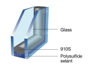 Sigillante d'isolamento di gomma butilica di vetro 910S del distanziatore caldo termoplastico butilico del bordo