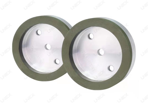 Mola verde d'elaborazione di vetro della resina della tazza 200mm