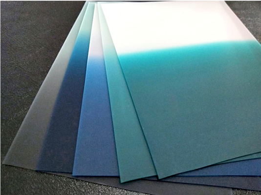 Pellicola intercalare PVB in resina fresca al 100% con fascia colorata da 0,76 mm per vetri di sicurezza per parabrezza